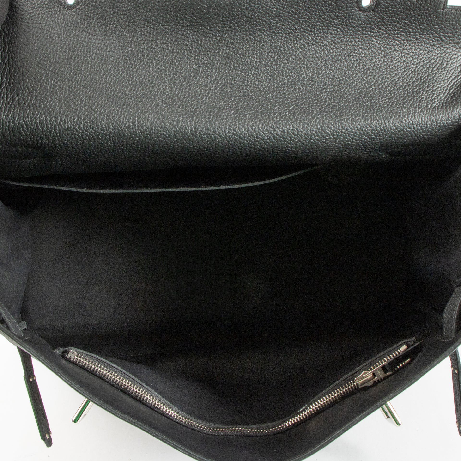 Hermès Kelly 42 Maxi Black Togo PHW