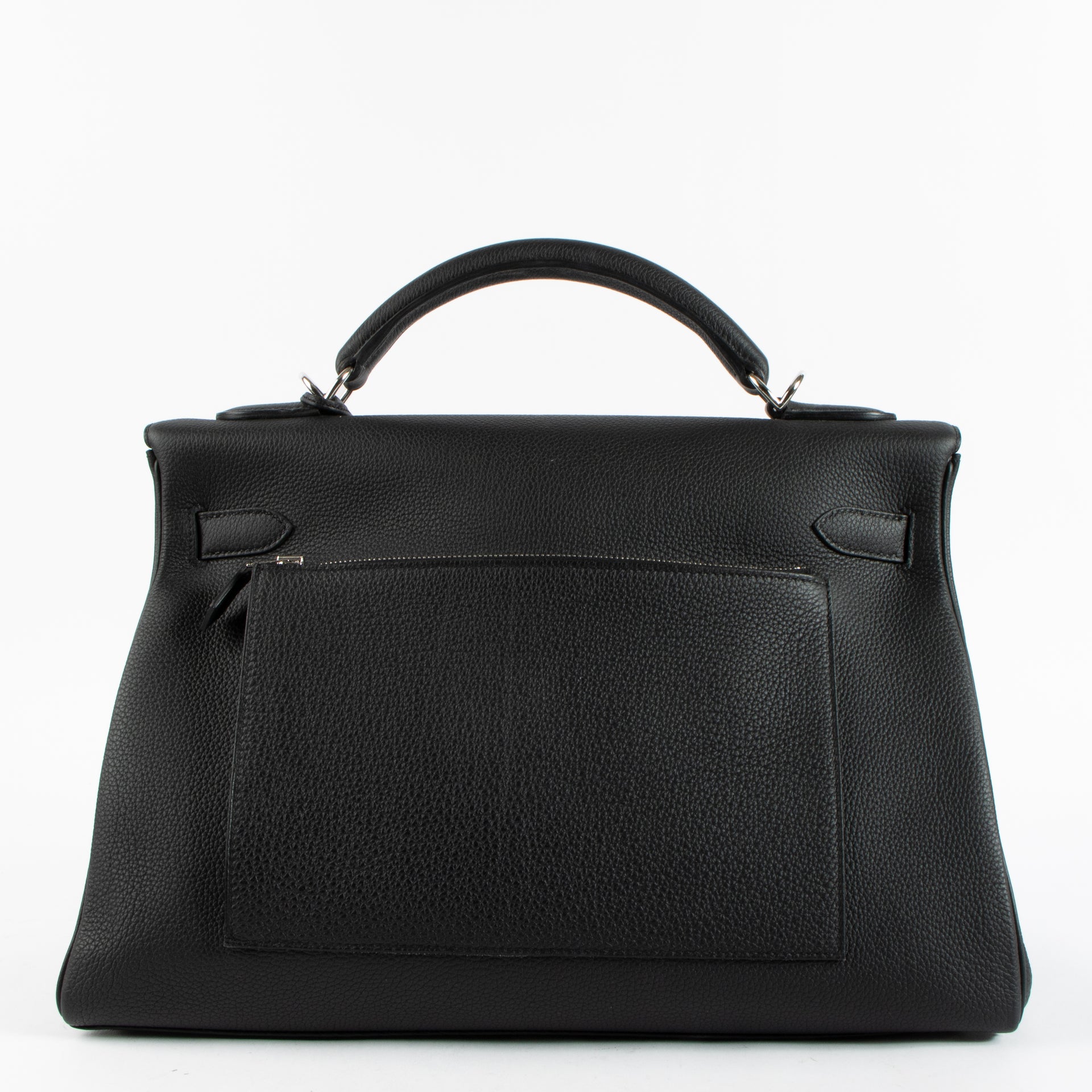 Hermès Kelly 42 Maxi Black Togo PHW