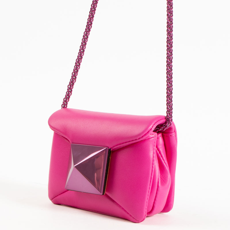 Valentino Garavani Pink One Stud Micro Bag