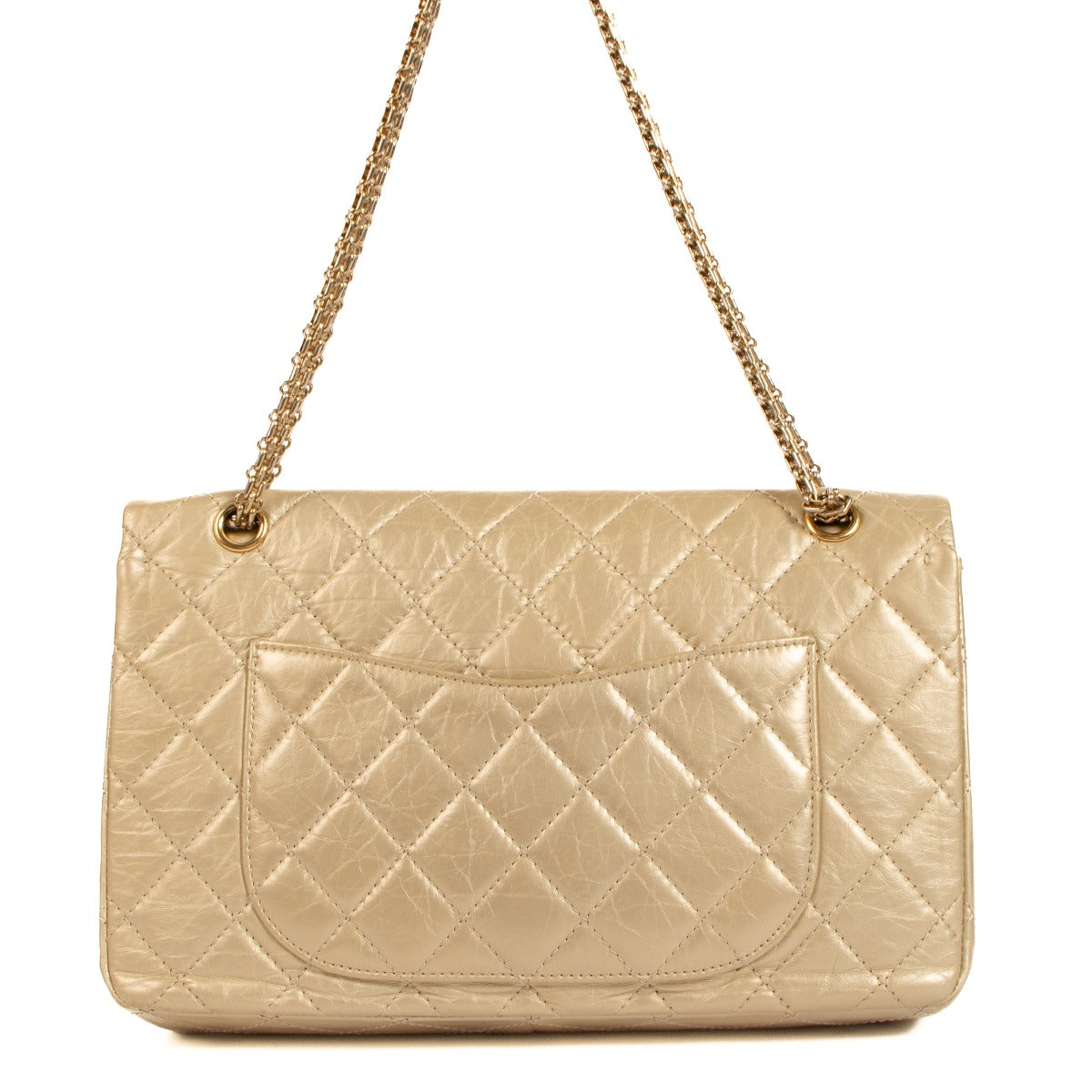 Chanel Lichtgouden Maxi 2.55 Tas