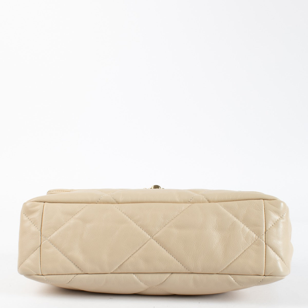 Authentic pre-loved Chanel Beige Large Chanel 19 Bag on Labellov.com