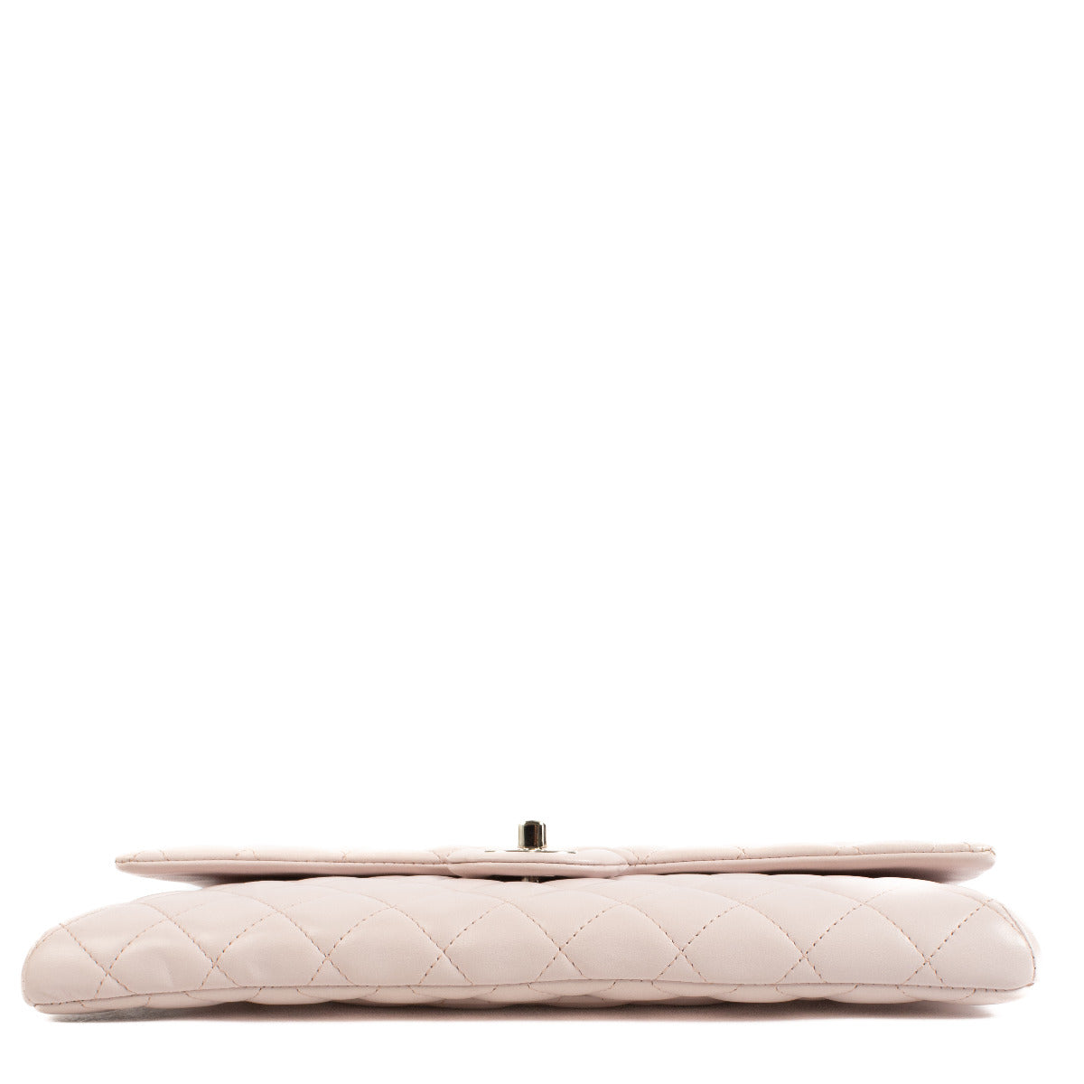 Pochette matelassée rose pâle Chanel