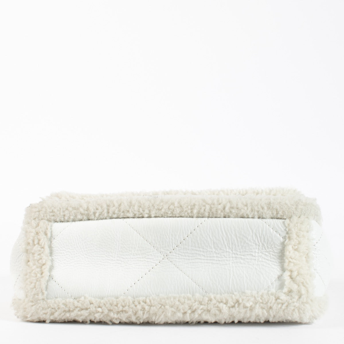 shop 100% authentic second hand Chanel White Shearling Medium Chanel 19 Bag on Labellov.com