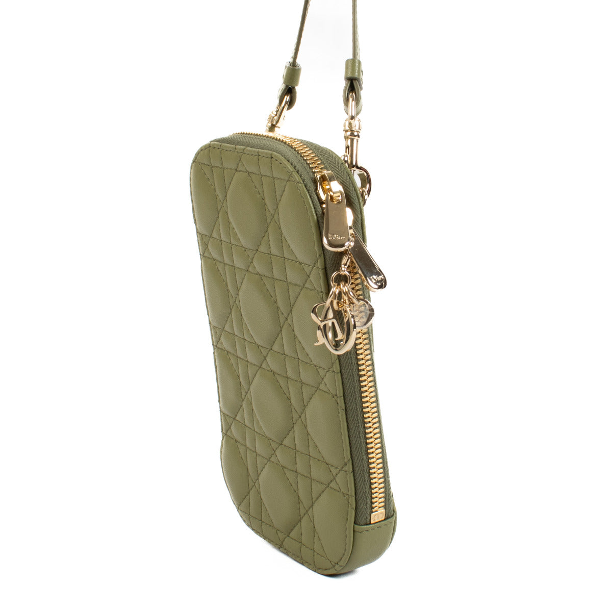 Christian Dior Green Call'in Dior Phone Pouch aan de beste prijs bij Labellov.