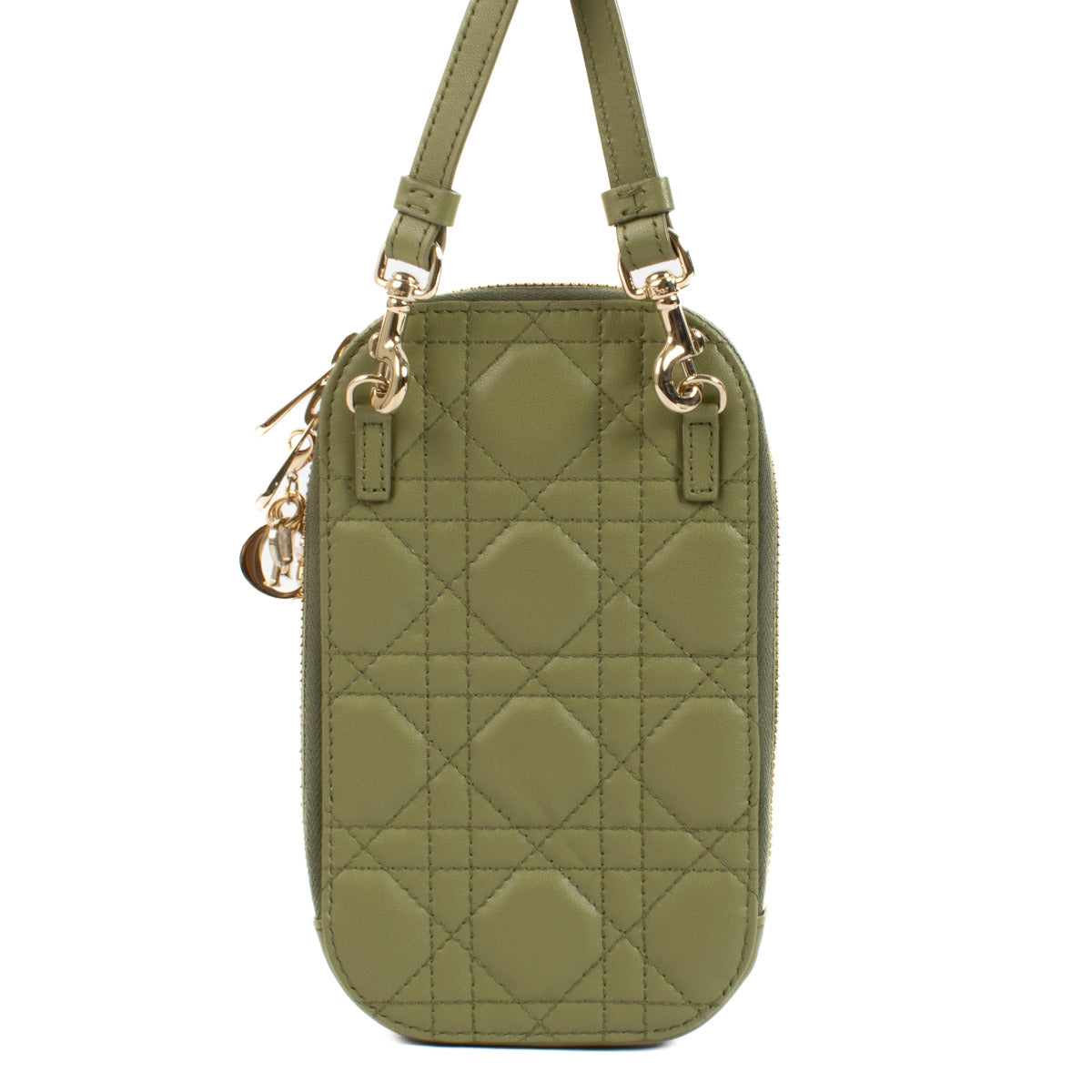 Christian Dior Green Call'in Dior Phone Pouch
