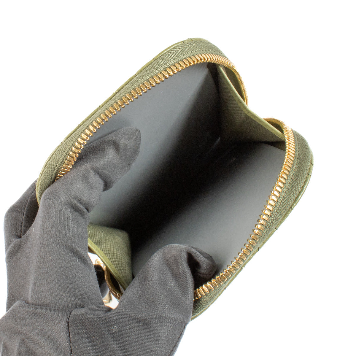 Christian Dior Green Call'in Dior Phone Pouch