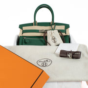 Authentic second hand Hermès Birkin 30 Colormatic Vert Moyen Swift PHW on www.labellov.com