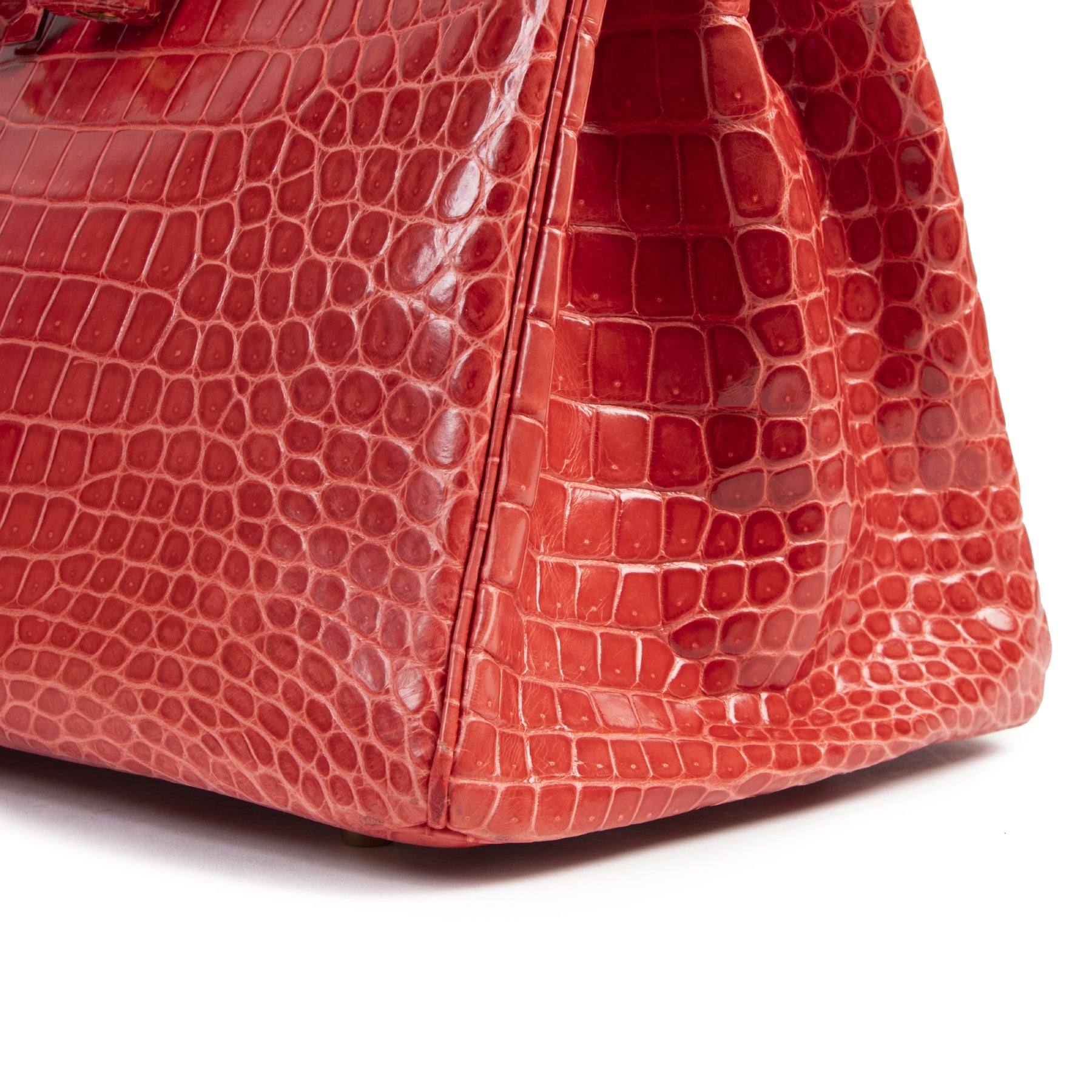 Hermès Birkin 35 Bougainvillier Crocodile Porosus GHW