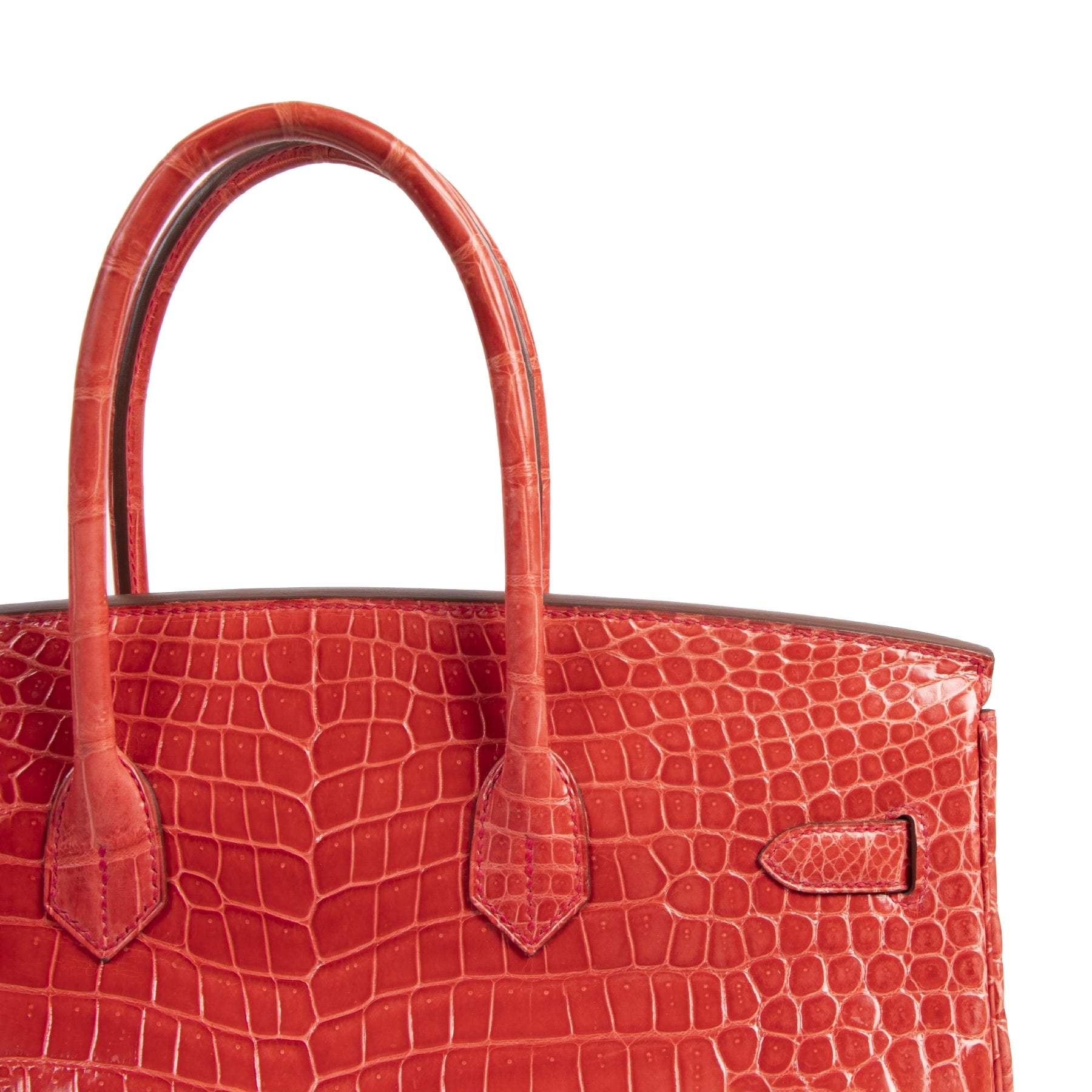 Hermès Birkin 35 Bougainvillier Crocodile Porosus GHW