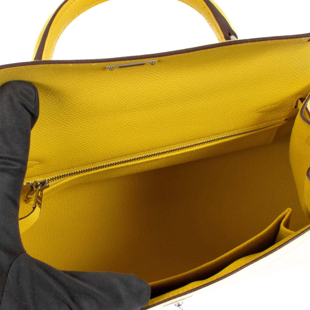 Hermès Kelly 25 Jaune De Naples Epsom PHW