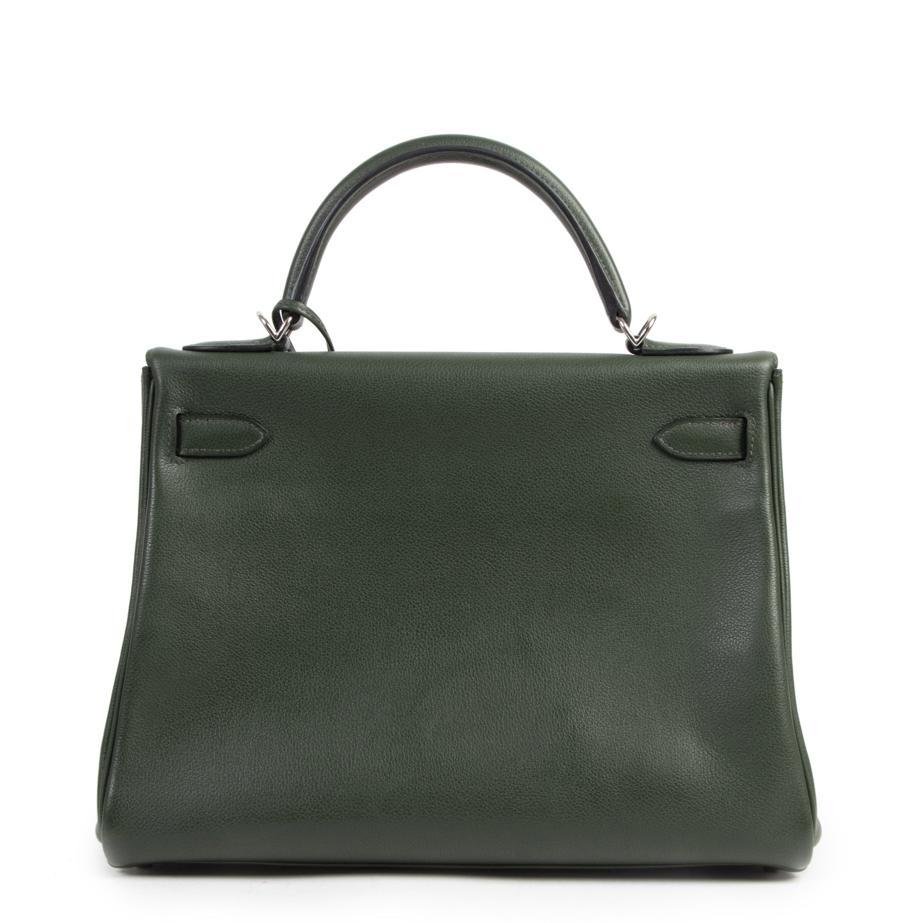 Hermes Kelly 32cm Vert Anglais Veau Evercolor PHW for sale online