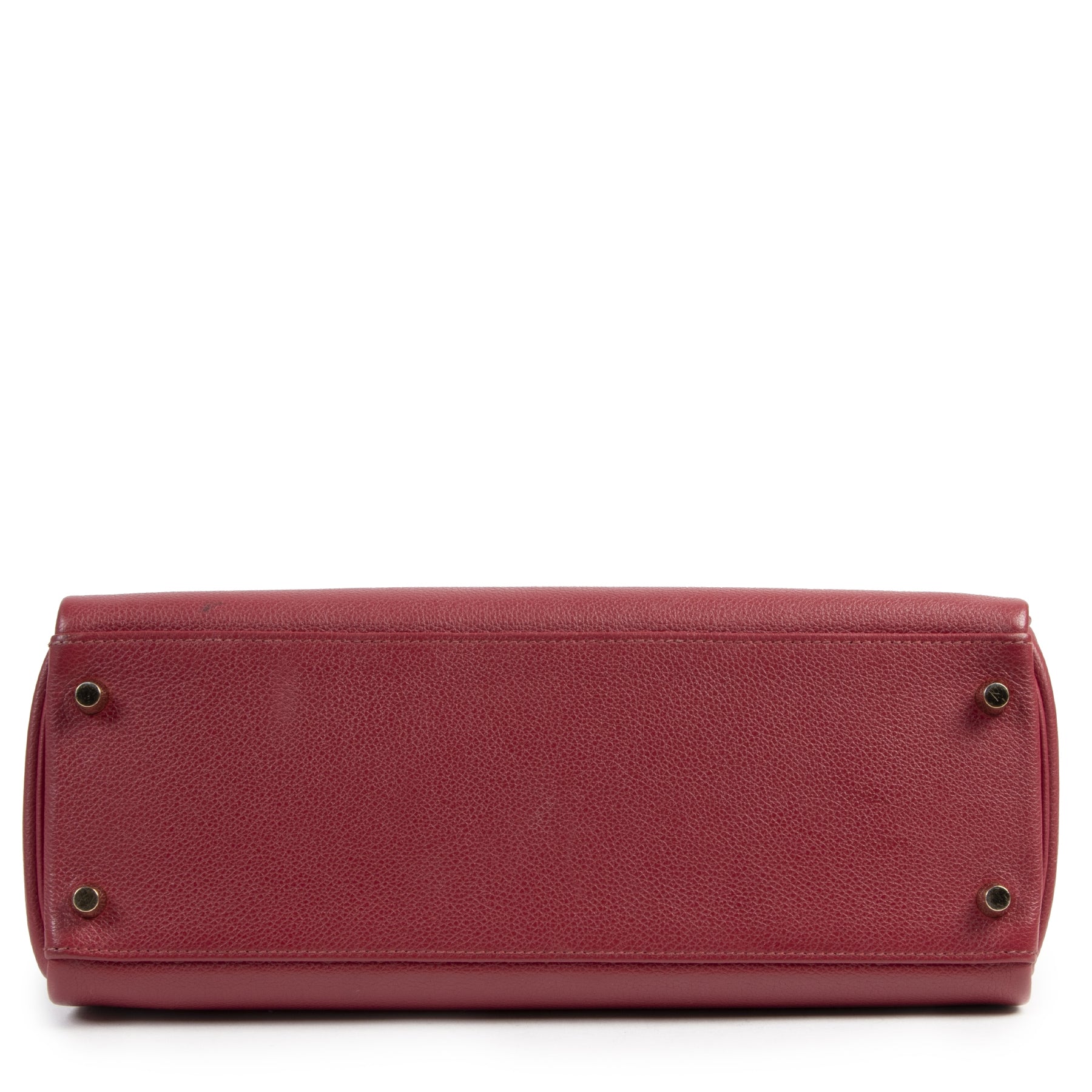 Hermès Kelly 32 Rouge Grenat Veau Evercolor GHW