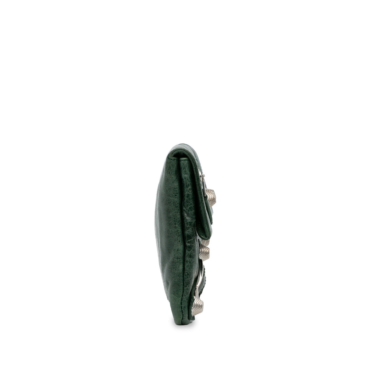 Balenciaga Green Envelope Clutch Bag