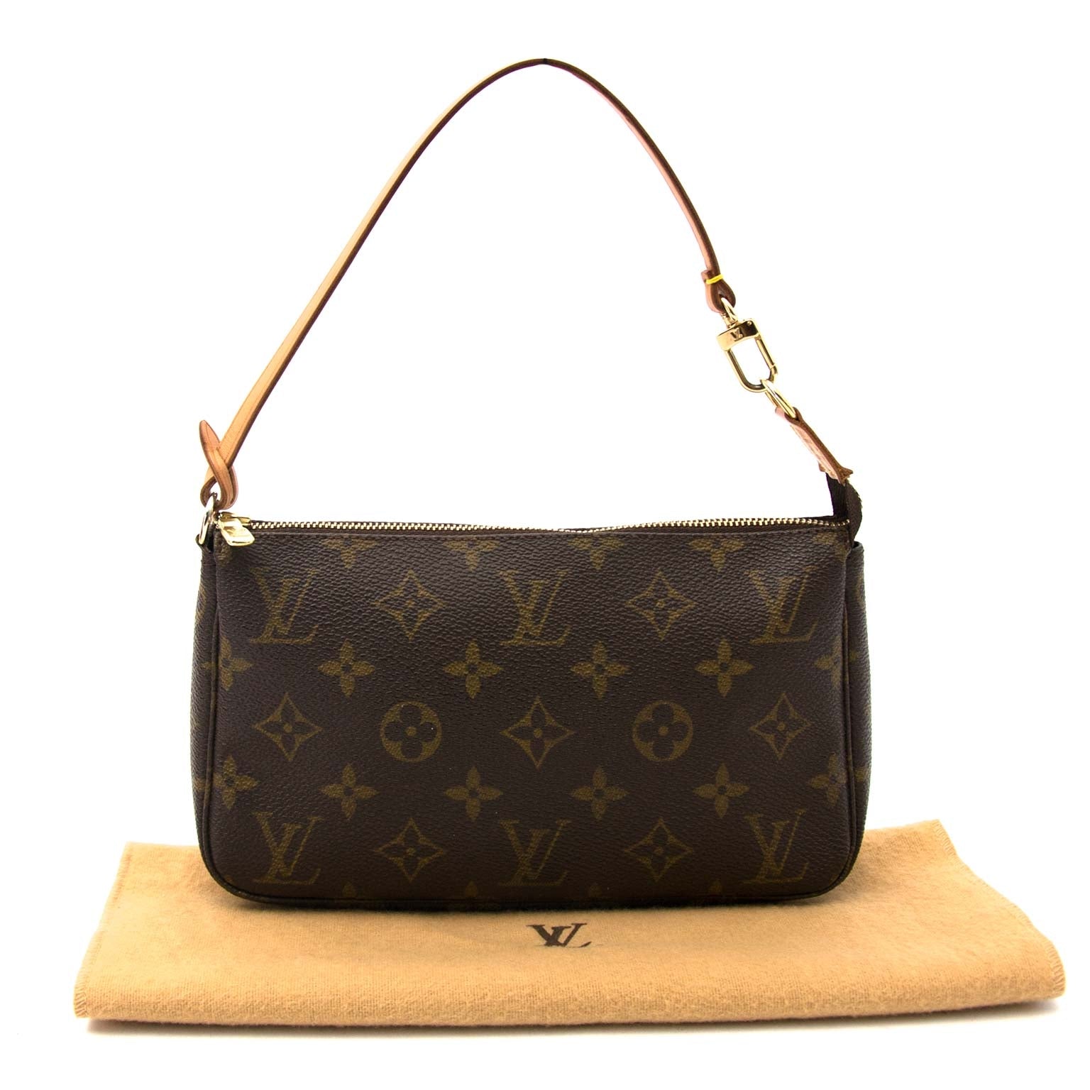 koop veilig online tegen de best prijs Louis Vuitton Monogram Pochette NM
