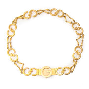Vintage Gucci Chain Belt With GG Logo