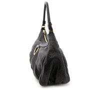 Gucci Guccissima Black Monogram Shoulder Bag