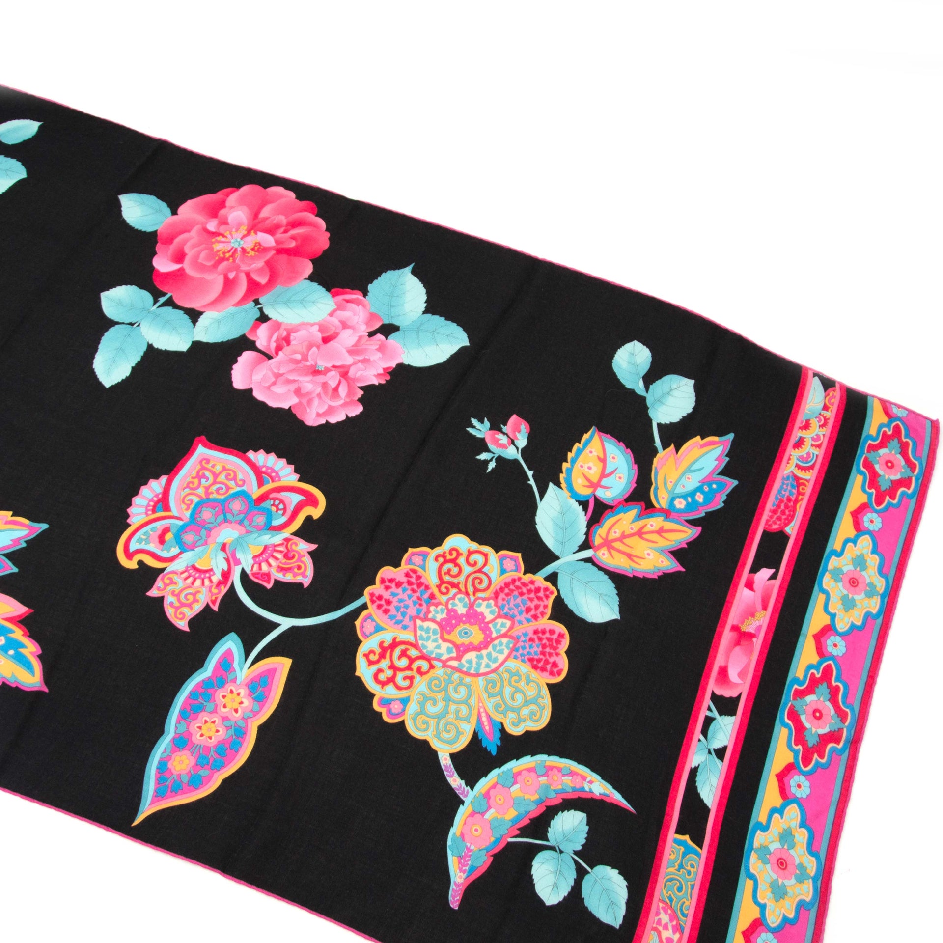 Écharpe à imprimé floral Leonard Pink
