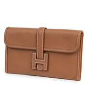 Hermes Gold Swift Jige Duo Trio Wallet