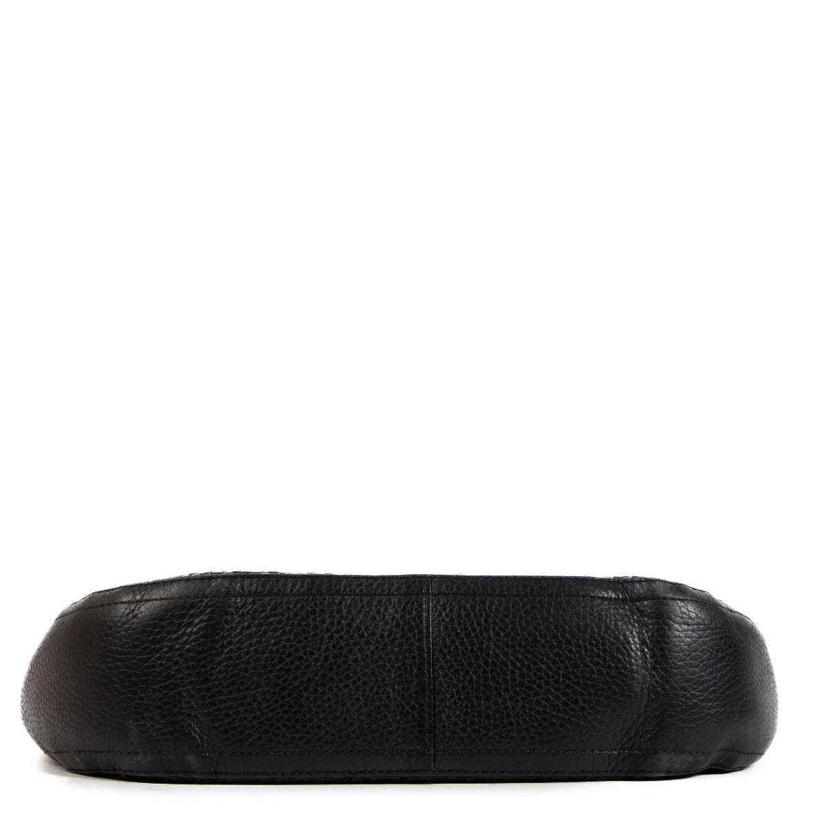 Sac bandoulière Delvaux en toile de cuir Chardonnay noir