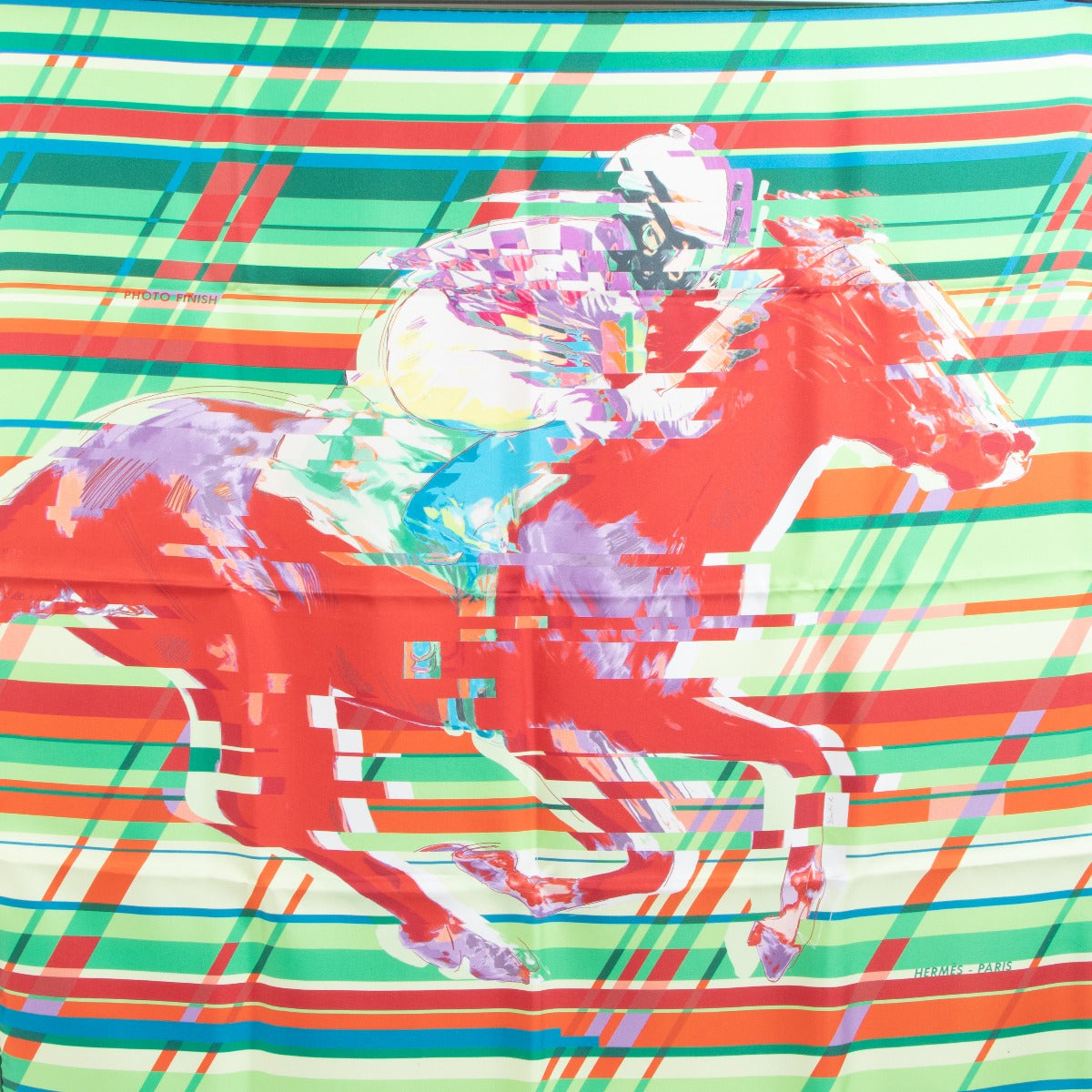 Hermès Photo Finish Silk 90 Scarf