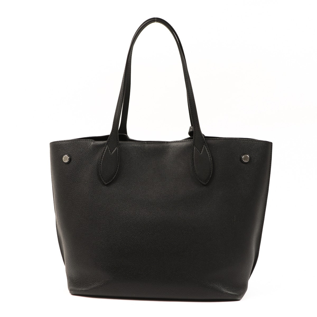 Buy an authentic second-hand Louis Vuitton Black Lockme Go Top Handle Bag in very good condition at Labellov in Antwerp.