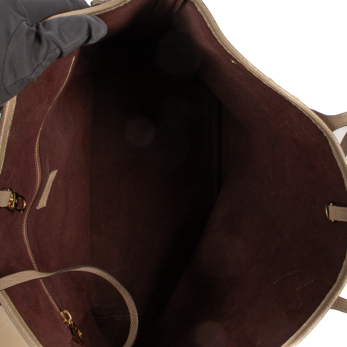Louis Vuitton Tourterelle Monogram Empreinte Neverfull MM