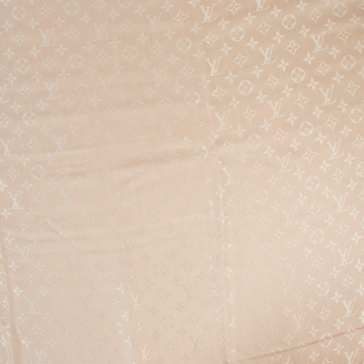 Louis Vuitton Gouden Zijden & Wollen Sjaal