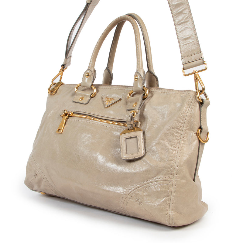 Prada Clay Leather Shoulder Bag