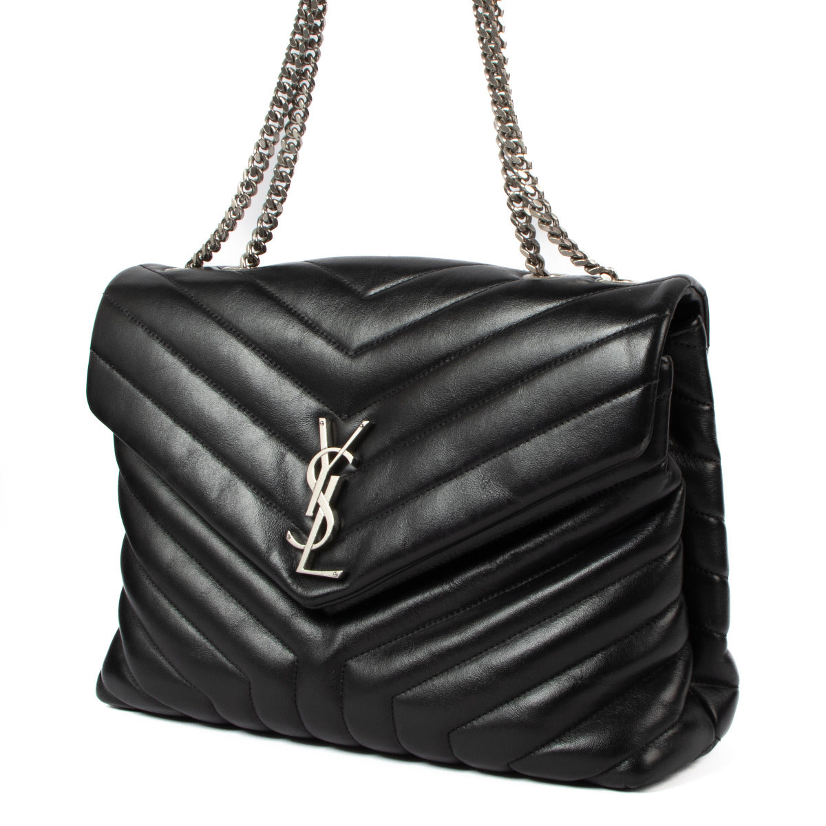 Saint Laurent Black Medium Loulou Bag