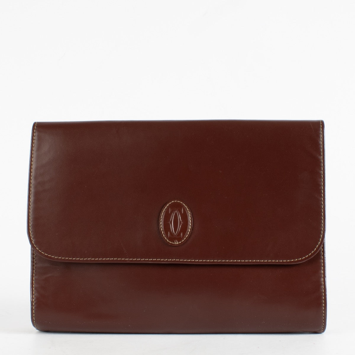 Cartier Vintage Burgundy Clutch