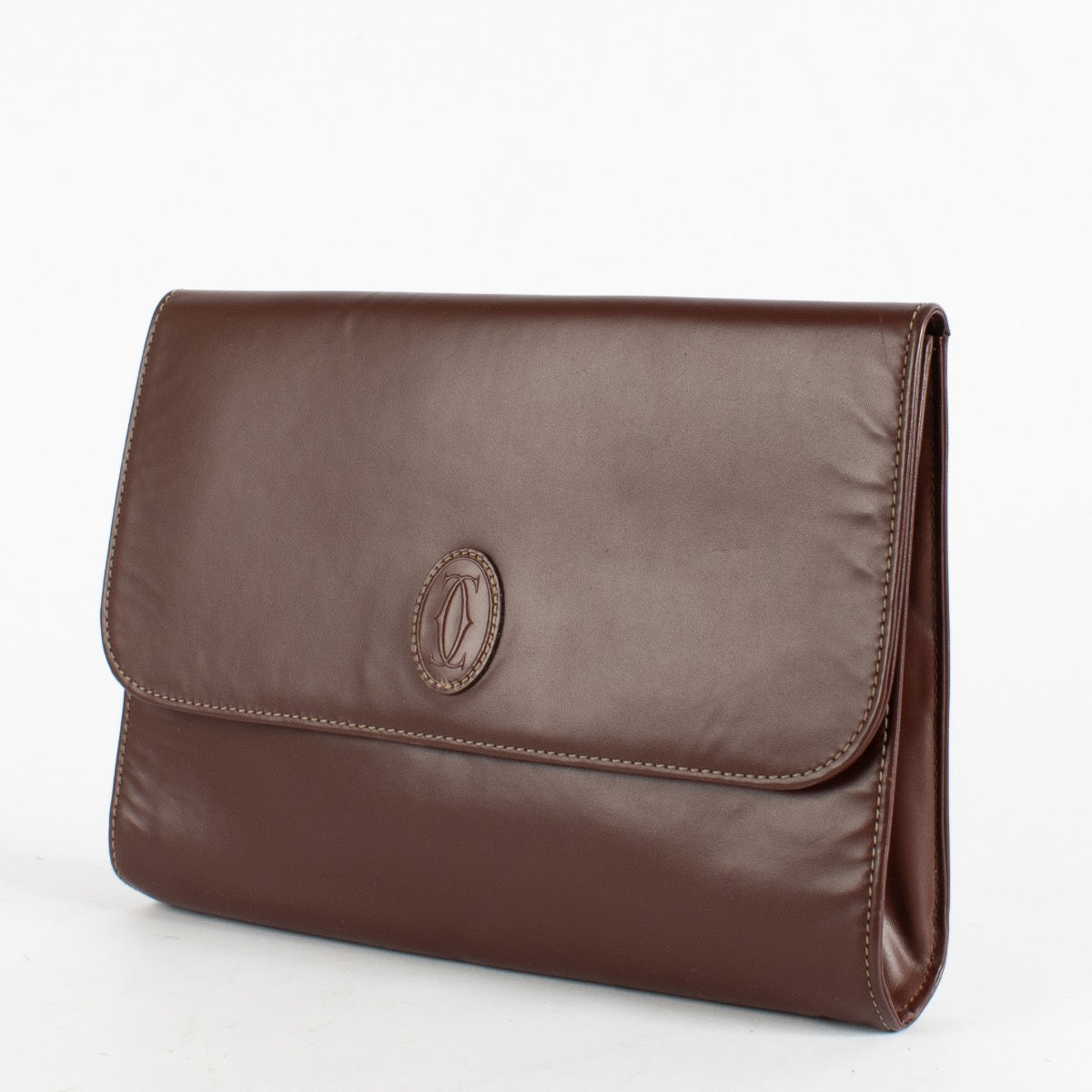 Cartier Vintage Burgundy Clutch