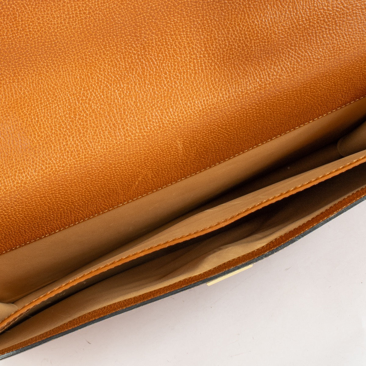 Delvaux Message Camel 'Slekely 1992' Briefcase