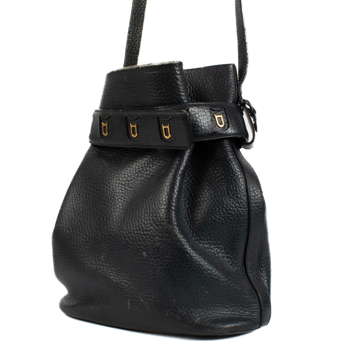 Shop 100% authentic secondhand Delvaux Blue Bucket Crossbody on Labellov.com