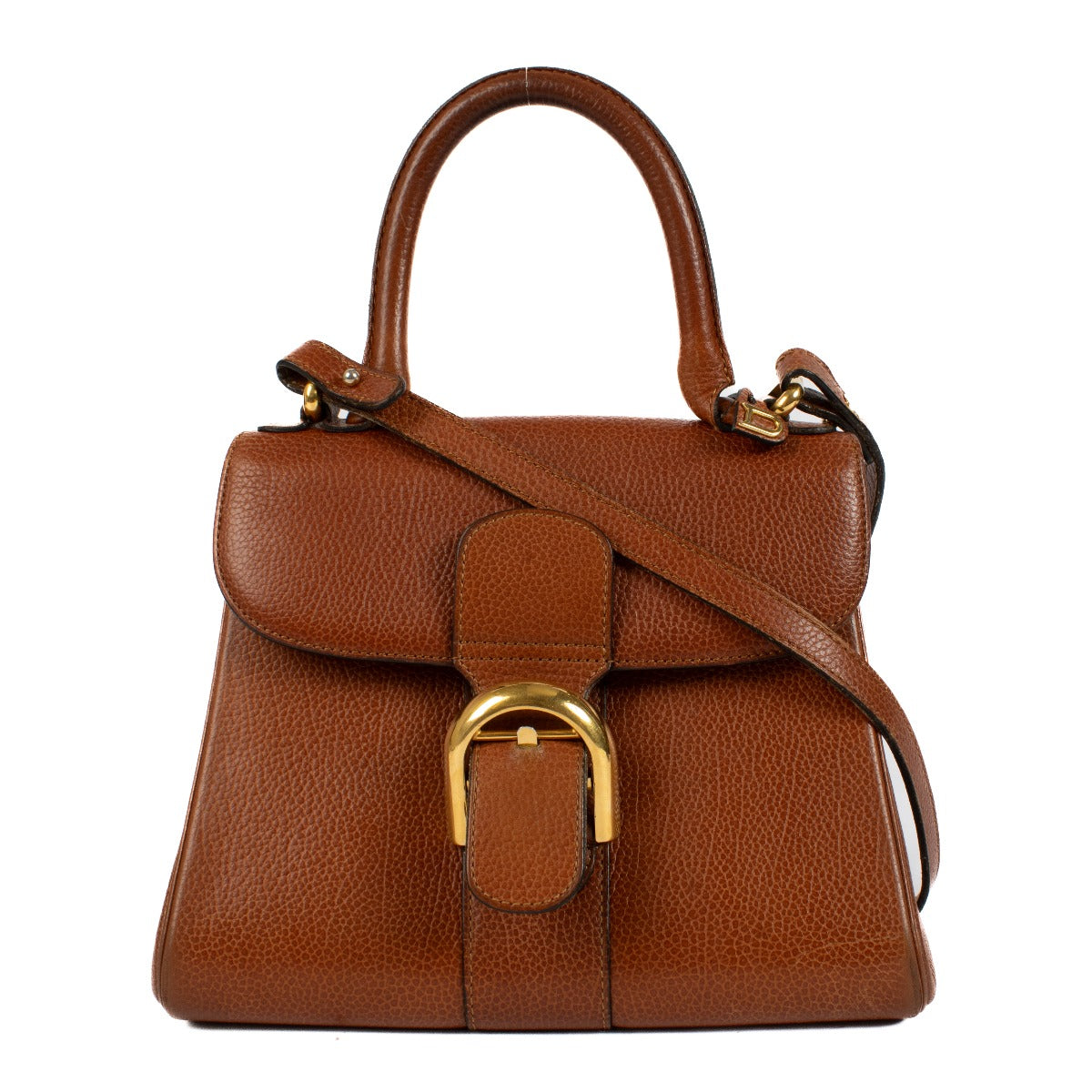 Shop 100% authentic secondhand Delvaux Brown Brillant PM Crossbody Bag on Labellov.com