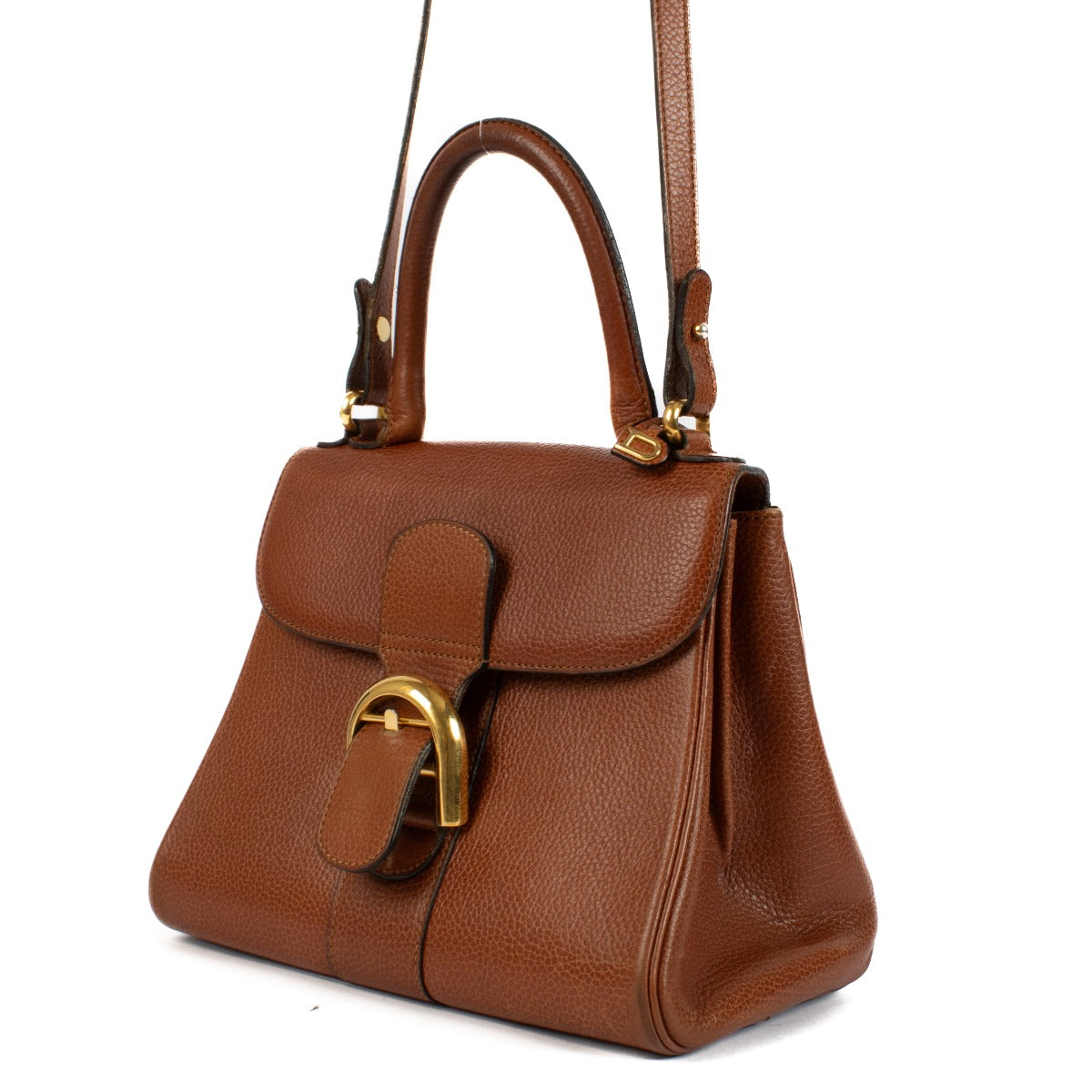 Shop 100% authentic secondhand Delvaux Brown Brillant PM Crossbody Bag on Labellov.com