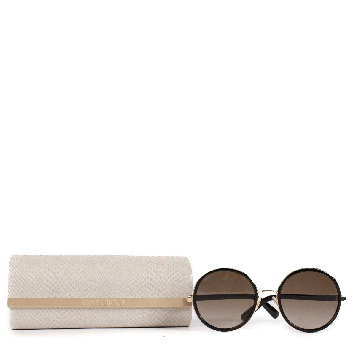 shop 100% authentic second hand Jimmy Choo Black Tonie Sunglasses on Labellov.com