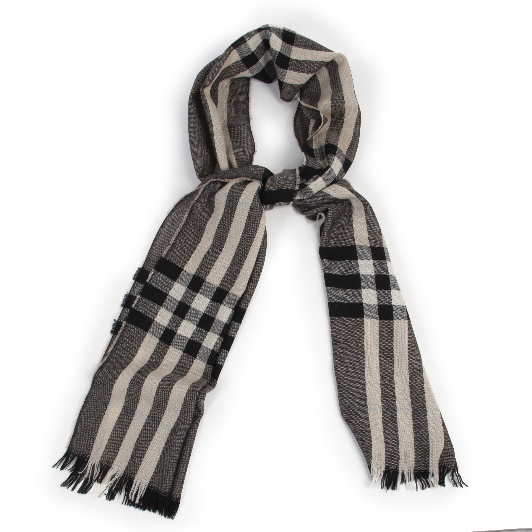 Authentieke tweedehands Burberry sjaal met juiste prijs bij LabelLOV