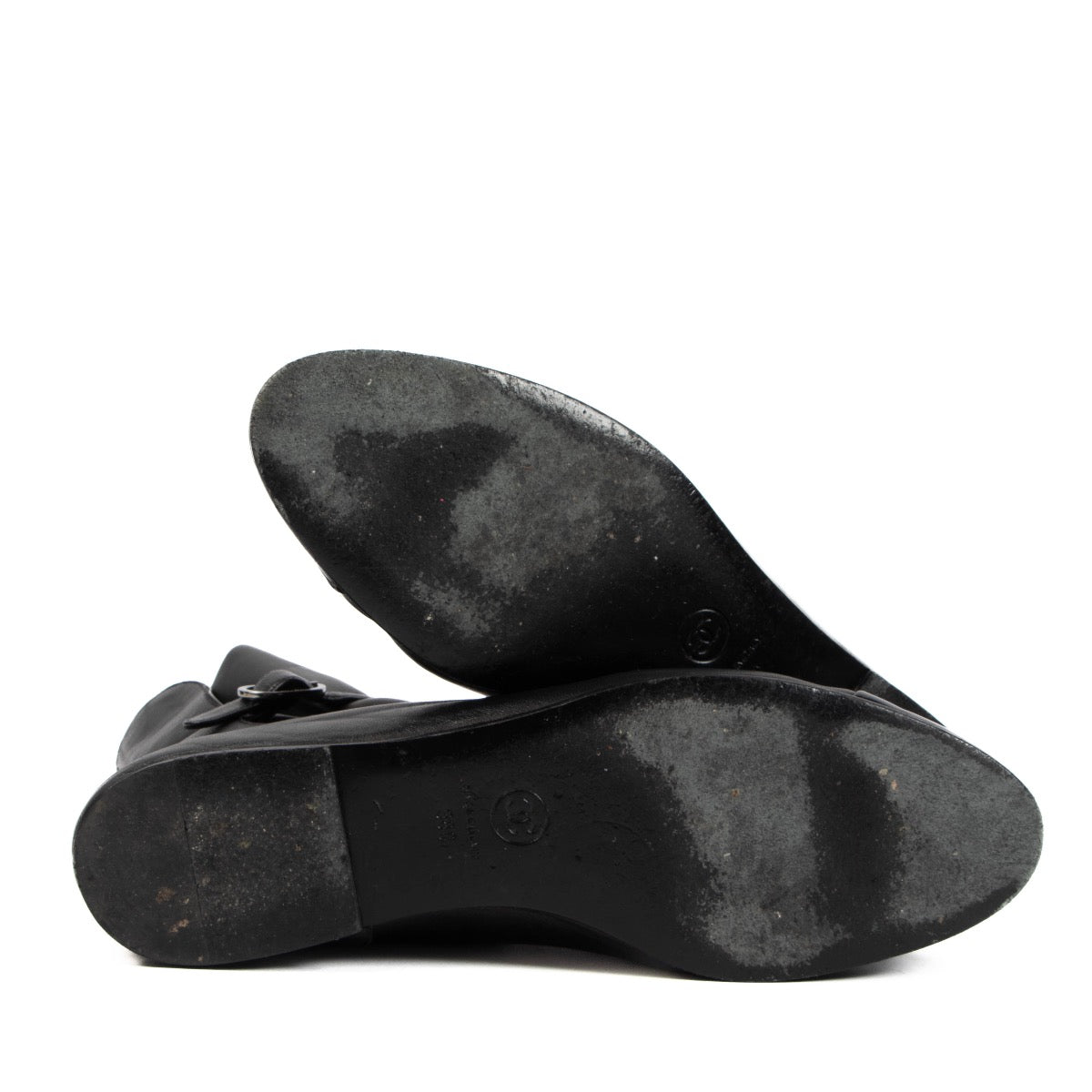 Shop 100% authentic second-hand Chanel Black Boots 38 on Labellov.com