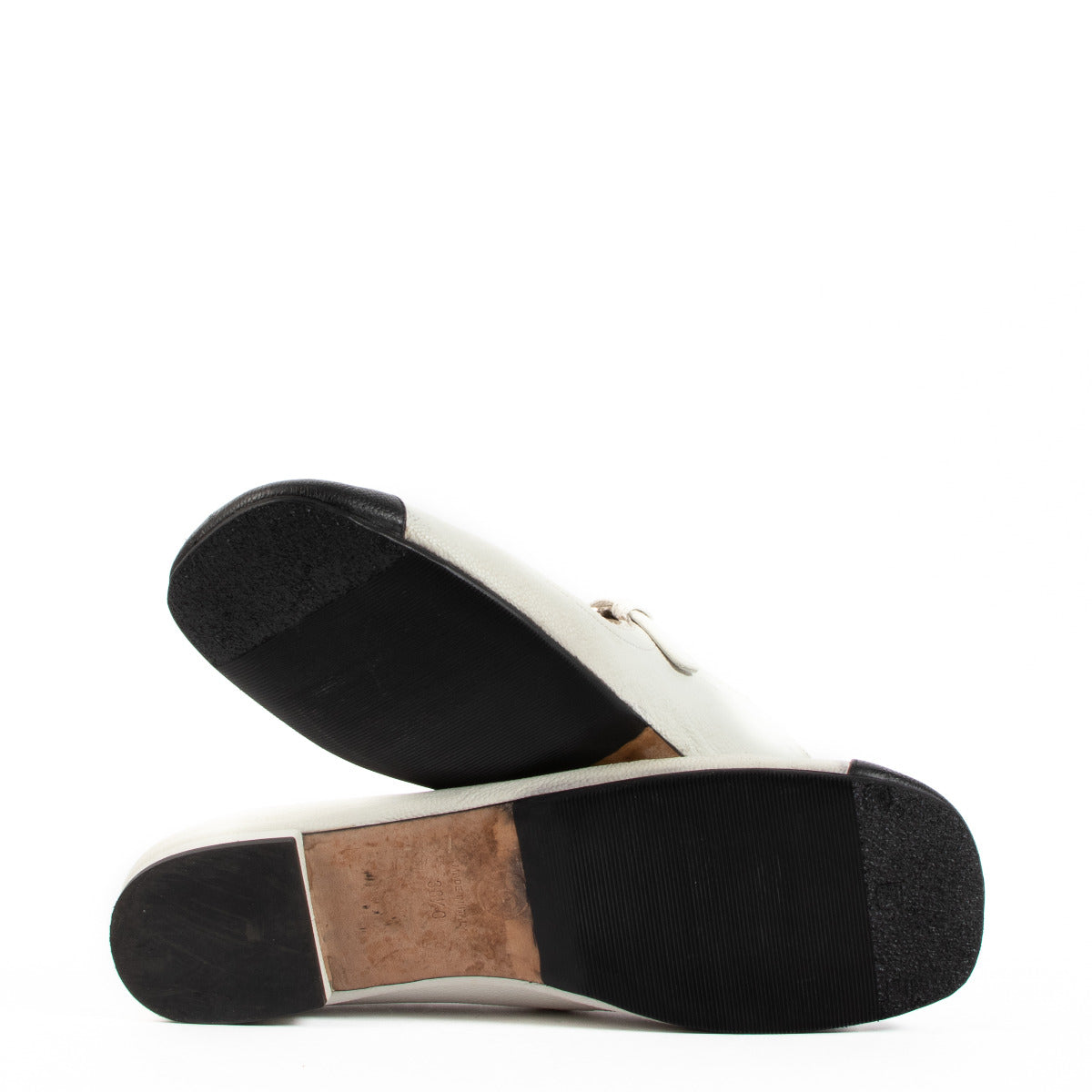 Chanel Zwart-Witte Leren Ballerina's - Maat 38,5