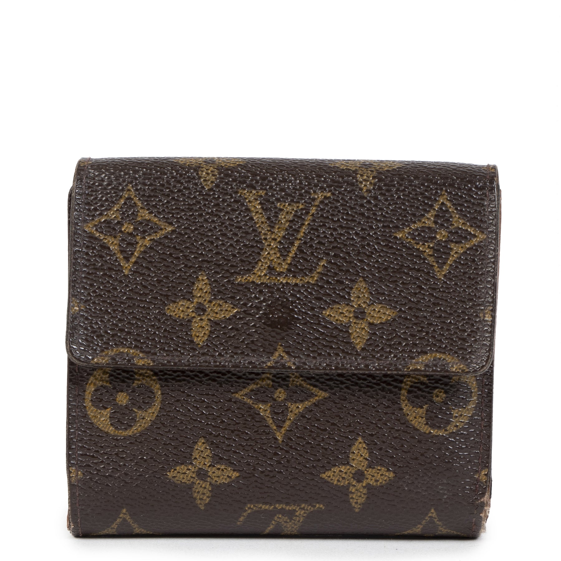 Authentic second-hand vintage Louis Vuitton Trifold Monogram Wallet buy online webshop LabelLOV