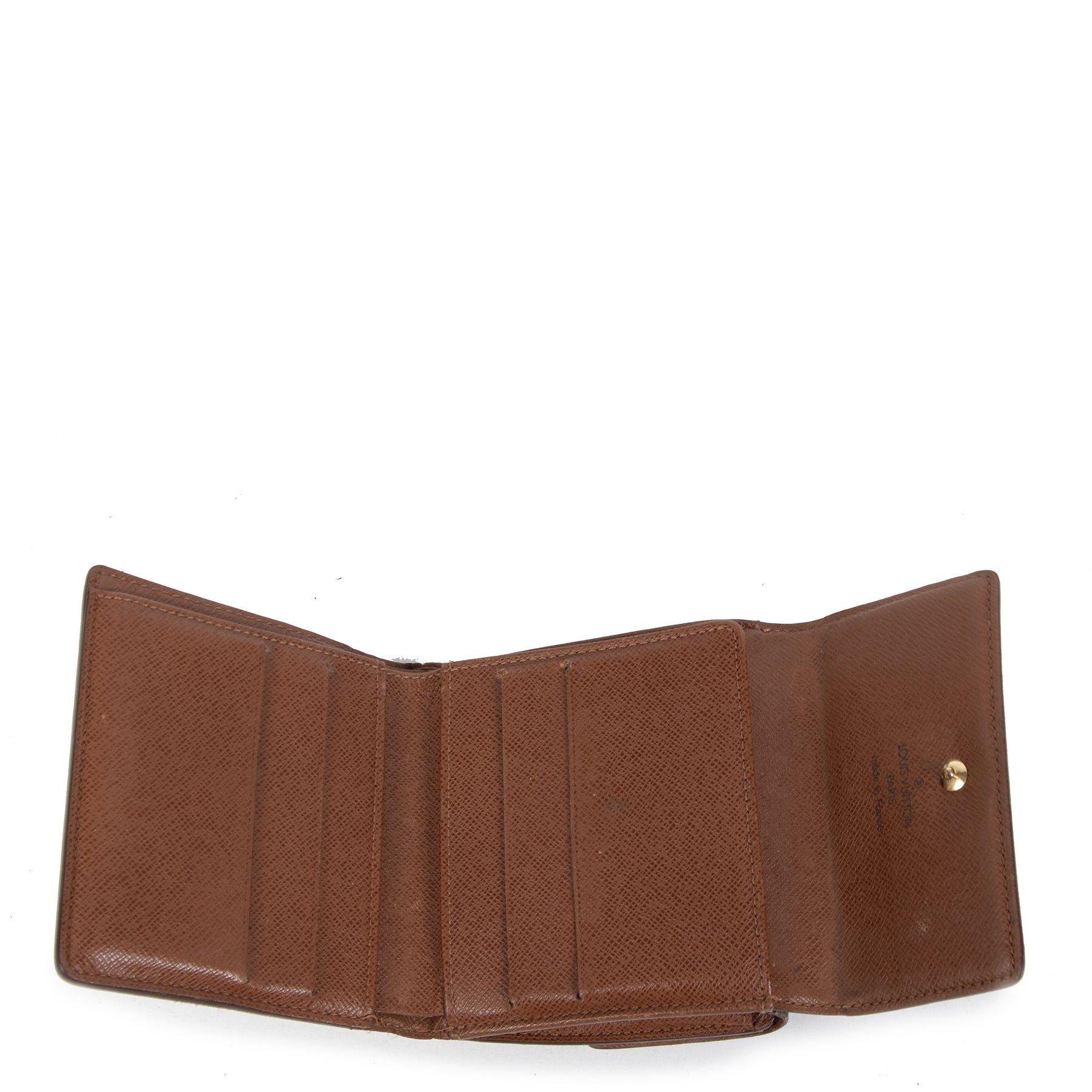 Authentic second-hand vintage Louis Vuitton Trifold Monogram Wallet buy online webshop LabelLOV