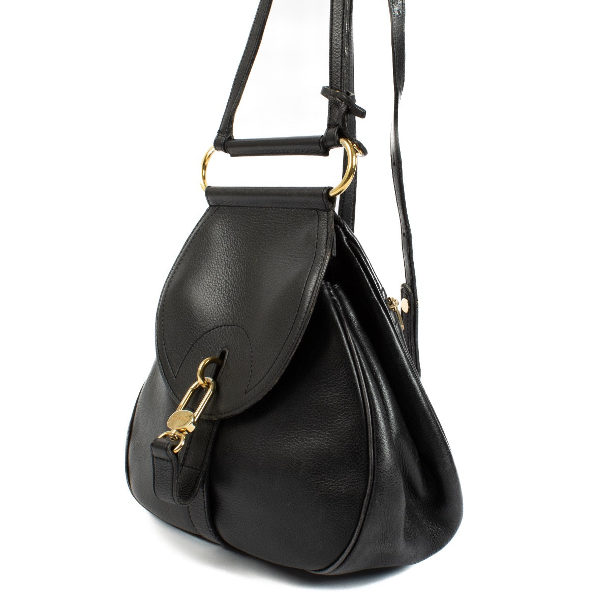 Delvaux Black Cerceau PM Bag