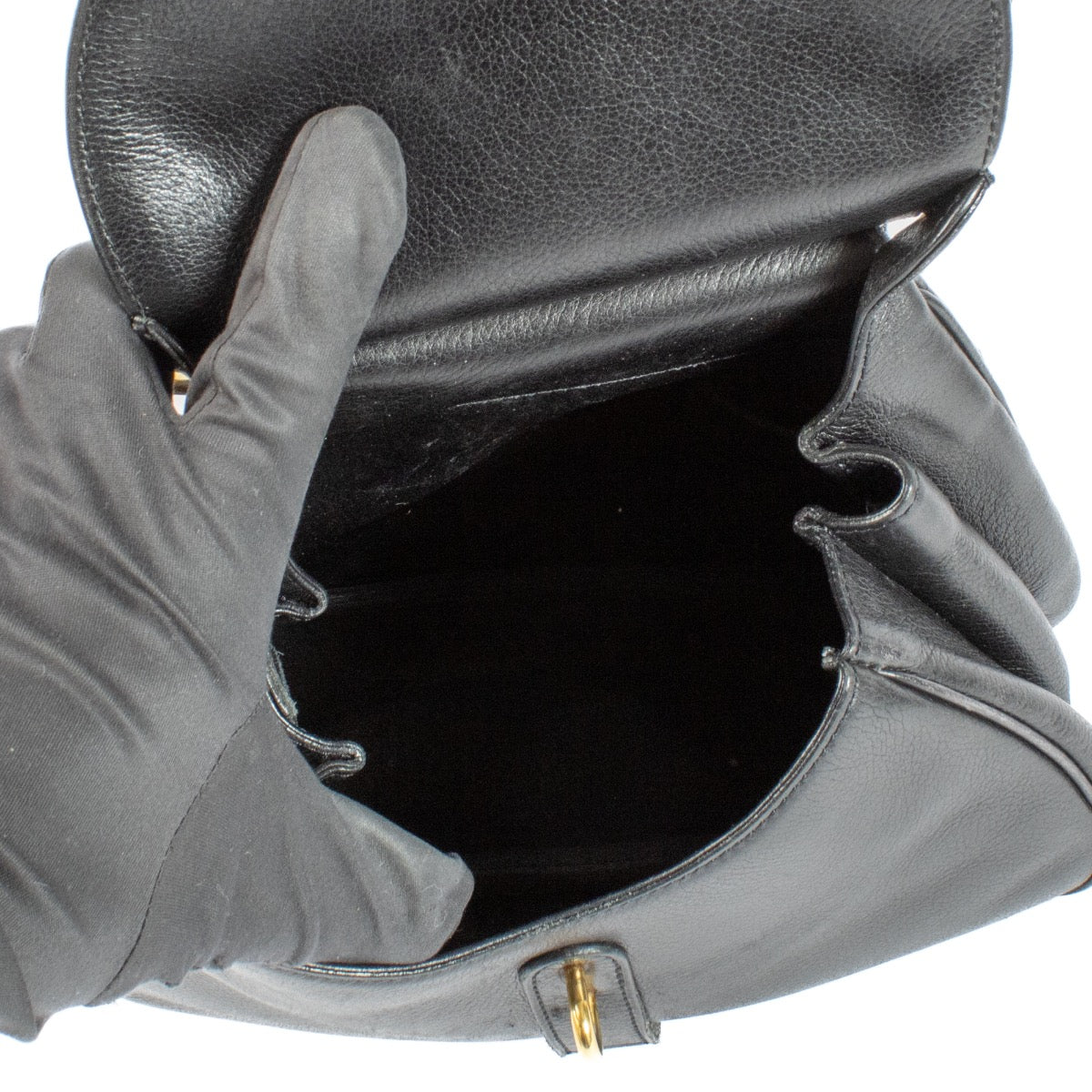 Delvaux Black Cerceau PM Bag
