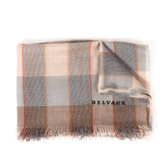 Buy an authentic second hand Delvaux Checked Cashmere Scarf in very good condition at Labellov