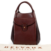 Shop safe online Delvaux Toile De Cuir Corail Gm Bag in very good condition, Shop online 100% authentic Delvaux Corail bag in very good condition.