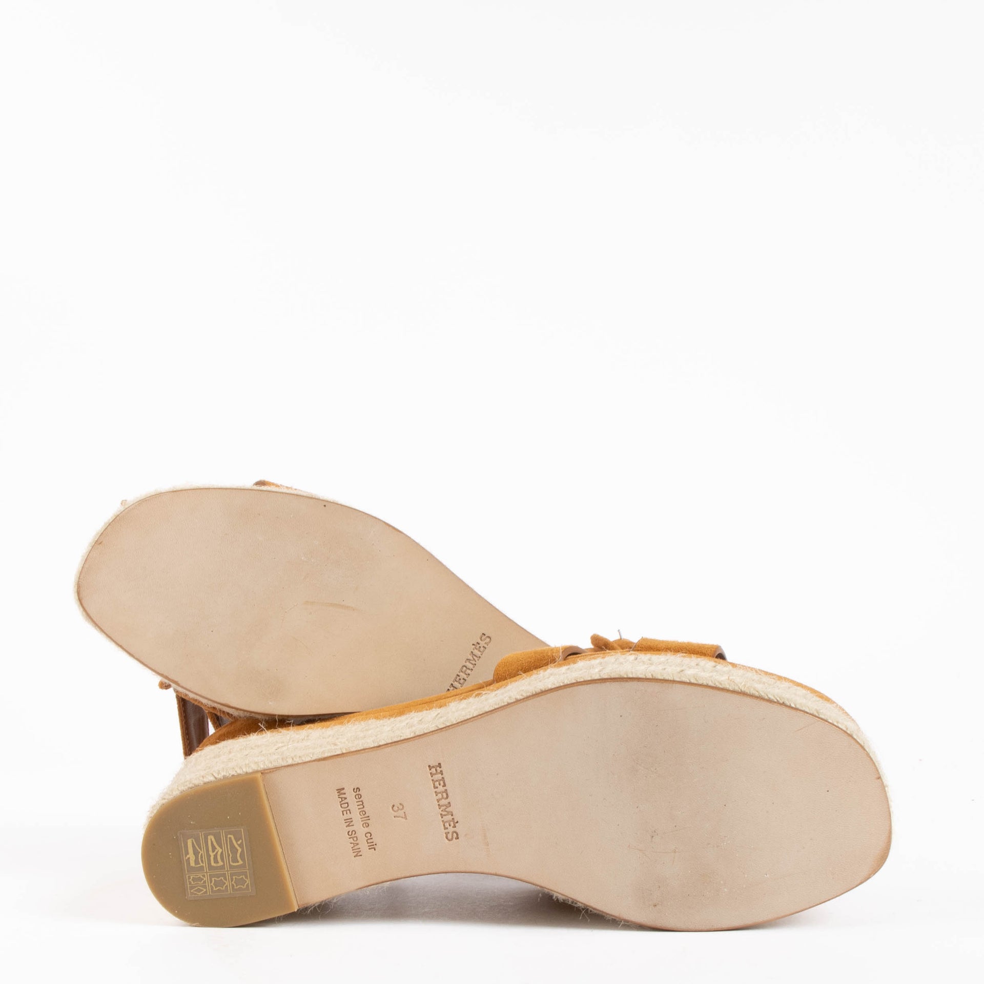 Hermes Camel Heels Size 37