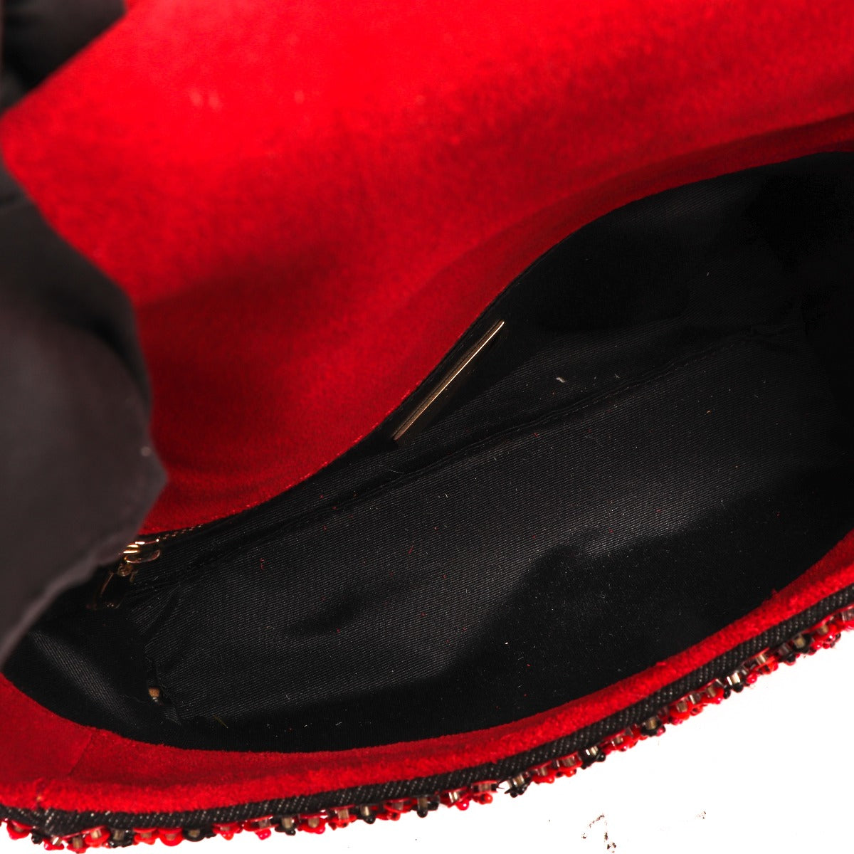 Carolina Herrera Rode Pailletten Schoudertas