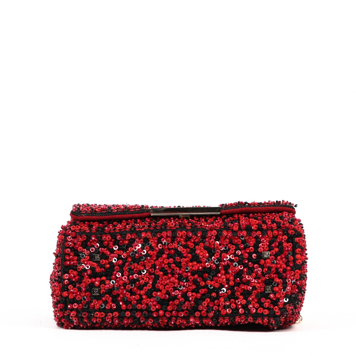 Carolina Herrera Rode Pailletten Schoudertas