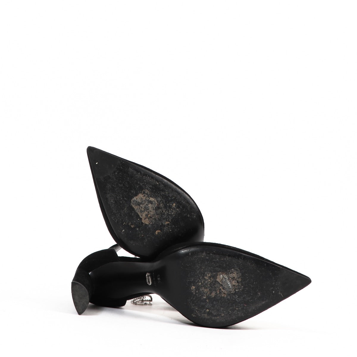 Escarpins Christian Dior Crystal CD Chain noirs - Taille 38,5