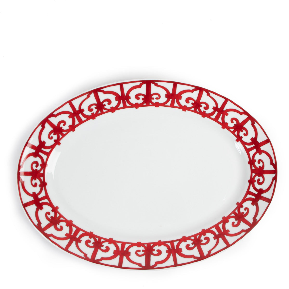 shop online authentic second hand Hermès dinnerware Balcon du Guadalquivir Oval Platter Large Model on Labellov